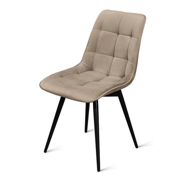 Стул B105-m (B105-m LATTE VL10, BK)